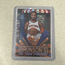 2025-26 bowman Chrome Jalen Brunson Hobby Stars Refractor Knicks Insert #HS-11