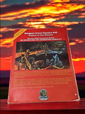 Dungeon Crawl Classics #49 Palace In Wastes d20 Goodman Games D&D DCC Module