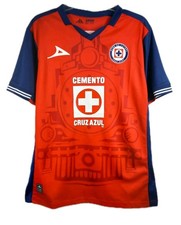Camiseta deportiva de fútbol/futbol Pirma Playera Oficial Cruz Azul grande azul real/rojo para hombre