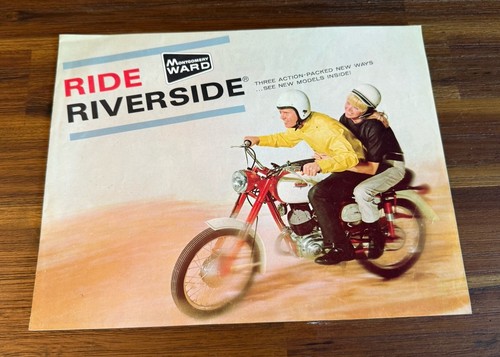 RARE VINTAGE MONTGOMERY WARDS MOTORCYCLE SALES BROCHURE 1960s