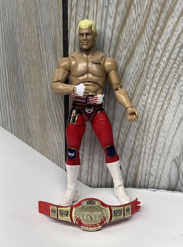 AEW Supreme Cody Rhodes Figure Series 1 WWE Jazwares Wrestling TNT Title Belt