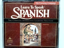 The Learning Company Learn To Speak Spanish Version 8.0 Software Language