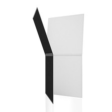 V-FLAT WORLD Foldable V-Flat 2.0, Black/White