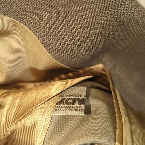 Corbin 44L Gray Wool Suit 2 Button Jacket Pants Long 44x36 USA Union Vintage NWT - Picture 8 of 12