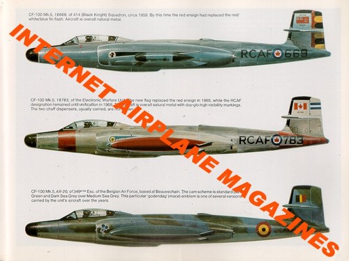 RCAF AVRO CANADA CF-100 CANUCK SMS PUBLISHING PROFILE 3 CANADIAN ARMYS - Bild 2 von 3
