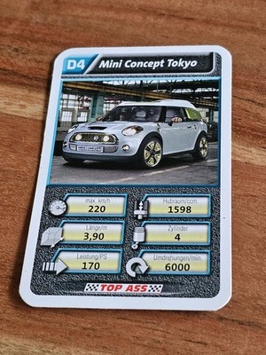 Mini Concept Tokyo - Prototypen Einzelkarte - Quartett  (7C)