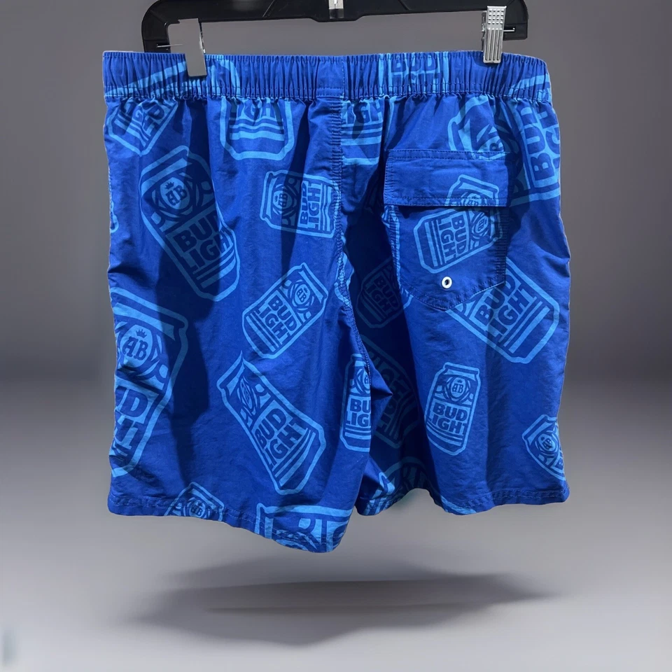 Boardshorts Bud Light Coast To Coast Anheuser Busch bolsillos de nailon X-LARGE Foto 4 de 4