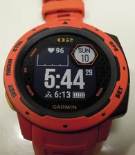 GARMIN Smartwatch Instinct Evangelion EVA Unit 02 Aska model Red Limited NO BOX