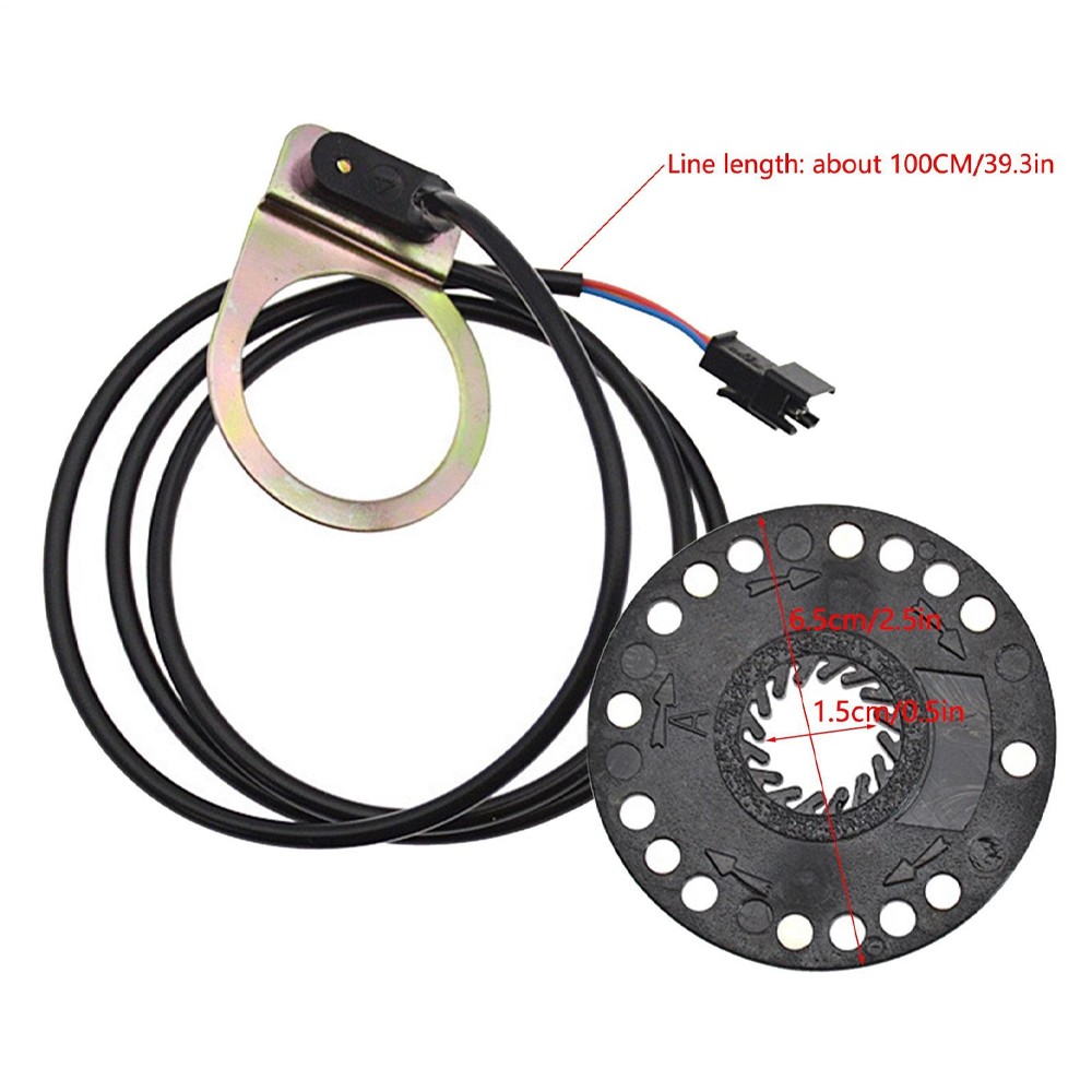 Electric E Bike 5/8/12 Magnet LED PAS Pedal Assist Sensor Ca