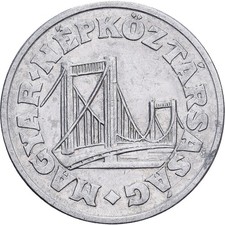 [#1550075] Hungary, 50 Fillér, 1969, Budapest, Aluminum, AU, KM:574
