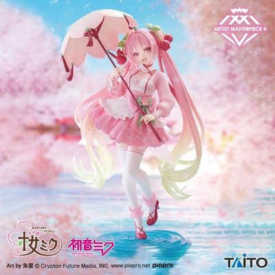 Vocaloid Hatsune Miku Sakura Dress ver. AMP+ Figure Taito (100% authentic)