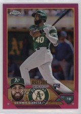 2023 Topps Chrome Magenta Refractor 45/399 Dermis Garcia Dermis García #183 0su2
