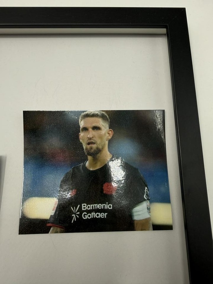Captain's Armband Robert Andrich Signed In Frame Bayer 04 Leverkusen ...
