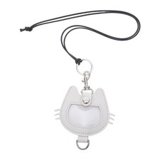 Memorial Pet Hair Keychain Cat Hair Storage Keepsake PU Pendant