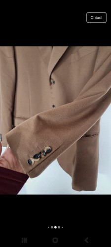 Blazer vintage uomo XL beige Pal Zileri cashmere - Bild 7 von 12
