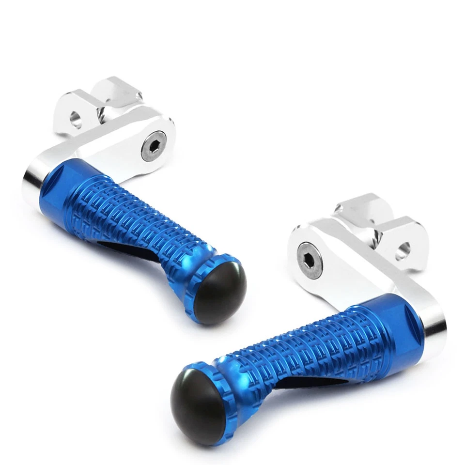 Clavijas de pie delanteras azules elevables MPRO 1,5 pulgadas para Ducati 748/S/R todo el año Foto 2 de 4