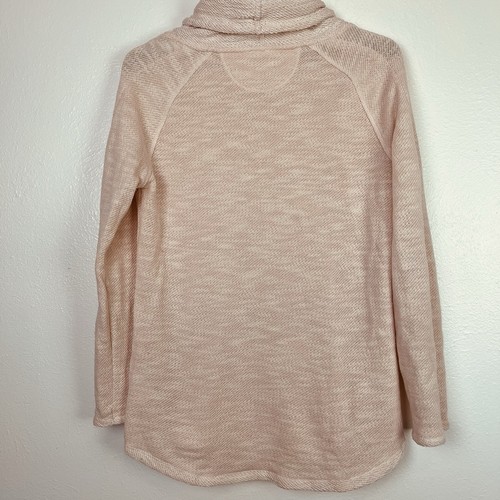 Kensie Performance Damen Sweatshirt Wasserfallausschnitt Rollriegel Ärmel Tasche Gr. Large - Bild 2 von 10