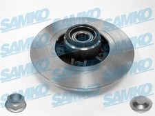 SAMKO Bremsscheiben voll hinten passend für Renault Kangoo/Grand KW0/1 FW0/1