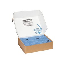 PIG Water Absorbent Mat - Reusable - 20 Pack - 15" x 19" Pads - PM50566