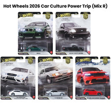 2026 Hot Wheels Premium Car Culture POWER TRIP Set of 5 - NEW