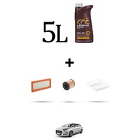 Hoffcar Set Service 3 Filter Und 5L ÖL FüR Citroen Ds5 1.6 Thp 115Kw Von