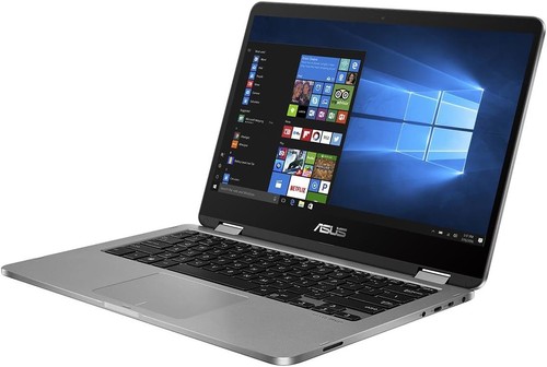Asus TP401MA-XS02 14" FHD Intel Pentium Silver N5000 4GB 64GB eMMC W10P Laptop - Picture 2 of 5