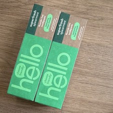 hello Superfresh Spearmint Fluoride-Free Toothpaste 4.7 oz 2 Pack Exp 2027