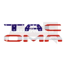 For Tacoma 2024 2025 Rear Tailgate Inserts Letters Emblem 3D Decal  Badge Raised