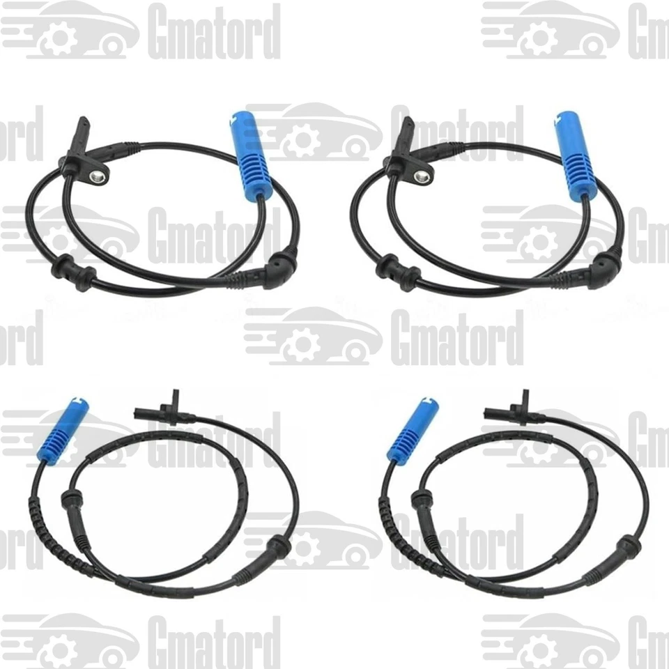 4* Front & Rear LH & RH ABS Wheel Speed Sensors For Mini Cooper 2009-2013 L4 1.6 Foto 3 de 4