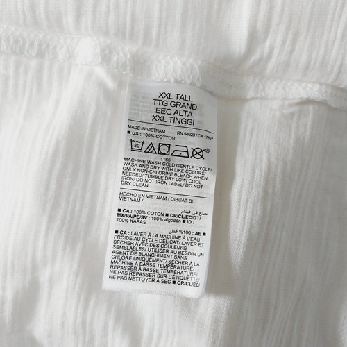 Old Navy Mens Size XXL Tall White Slub-Knit Pocket T-Shirt Short Sleeve ~ New - Picture 5 of 8