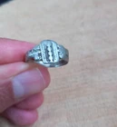 Vtg Algerian Berber Silver Ring Handmade Kabyle Size 9