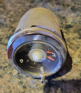 1960 Chevrolet full size car clock