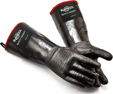 932 F Heat Resistant BBQ Grill Gloves: Oil Resistant Waterproof for Smoking