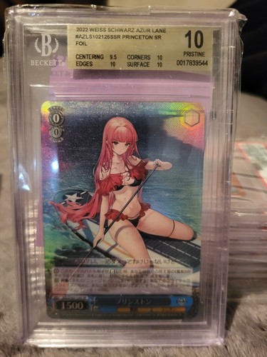 Weiss Schwarz Azur Lane Princeton AZL/S102-126S SR Foil Card Bgs 10