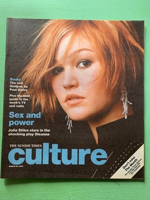 CULTURE 28-Mar-2004 JULIA STILES Kurt Cobain Passion of the Christ James Nesbitt