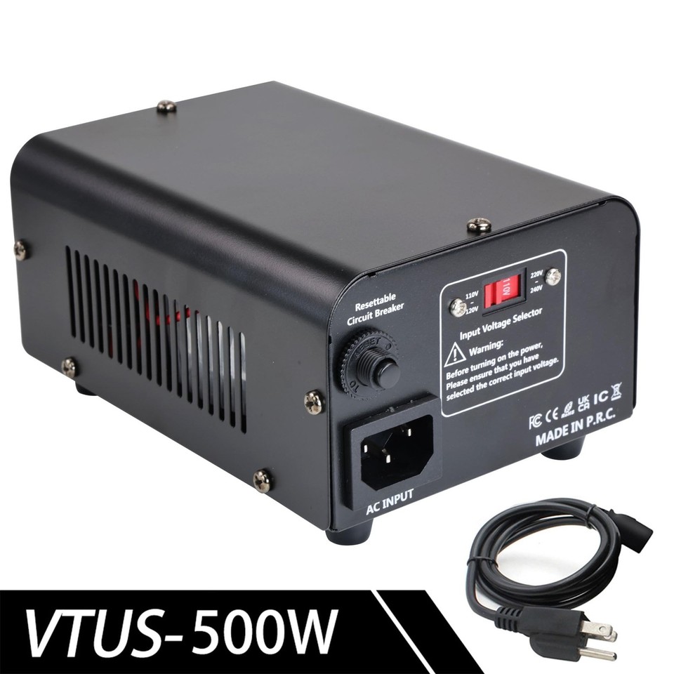 Yinleader 500W Voltage Transformer Power Converter(110V to 220V, 220V ...
