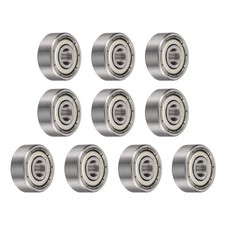 10pcs 624ZZ Ball Bearing 4x13x5mm, Chrome Steel Shielded, P6 ABEC 3 
