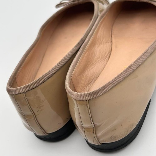 Ballerine CHANEL ballerine beige in pelle misura 23,5 cm 36,5 6 usate dal Giappone - Foto 10 di 10