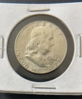 1962 D Franklin Half Dollar - Very Good Circulated Condition - 90% Silver