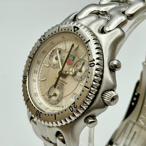Orologio al Quarzo Argento Cronografo Professionale TAG Heuer s/el CG1116... - Foto 4 di 19