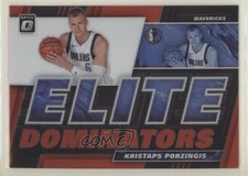 2019 Donruss Optic Elite Dominators Red Prizm 20/99 Kristaps Porzingis #24 s3g
