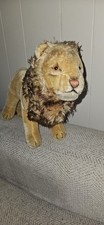 Vintage Steiff Leo Lion Standing Medium No Tag Mohair Germany Plush