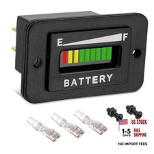LED Golf Cart Battery Gauge 48V with State of Charge