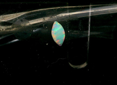 0.30ct Marquise White Multi-Color Opal 8 x 4 mm