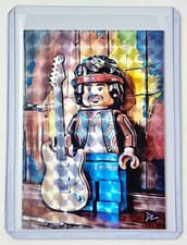 Jimi Hendrix Limited Edition Artist Signed "The Minifigure" Refractor Card 1/1