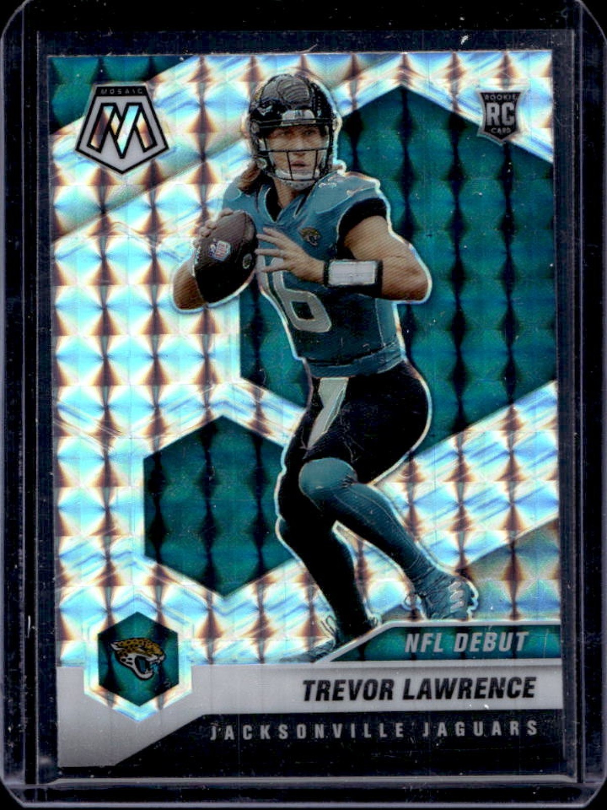 2021 Mosaic Trevor Lawrence RC Mosaic Prizm Rookie #241 Jaguars