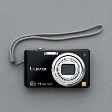Panasonic LUMIX DMC-FS30 14MP Compact Digital Camera, 8x Optical Zoom, Black