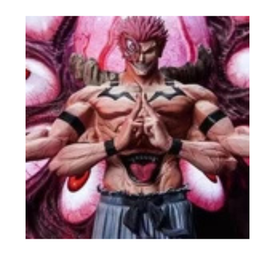30cm Jujutsu Kaisen Anime Statue: Ryomen Sukuna Collectible Model