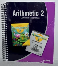 Abeka Arithmetic 2 Curriculum Lesson Plans Third Edition 2017 Good FREE SHIPPING
