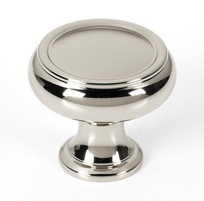 Alno A626-14-PN Charlie'S 1 1/4'' Knob Polished Nickel